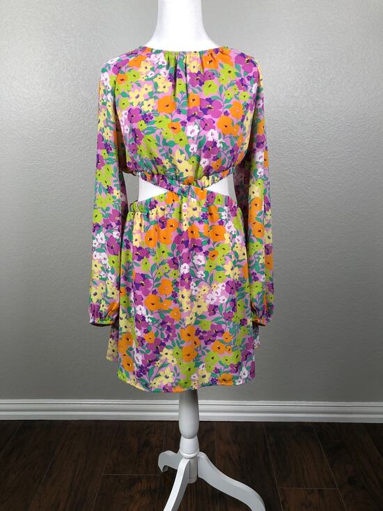 Sanctuary Dresses & Skirts - Sanctuary Floral Dress Blouson Sleeve Women's Size Medium NEW